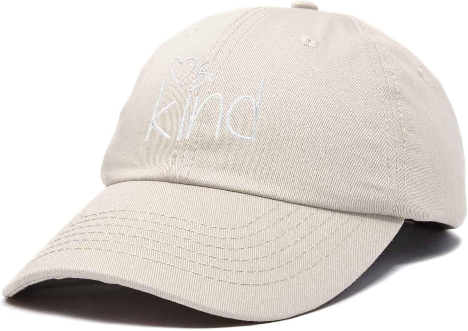 imageDALIX Be Kind Womens Baseball Cap Soft Cotton Dad HatBeige