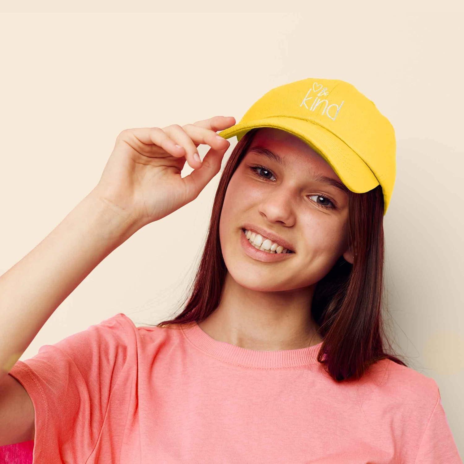 imageDALIX Be Kind Womens Baseball Cap Soft Cotton Dad HatGold
