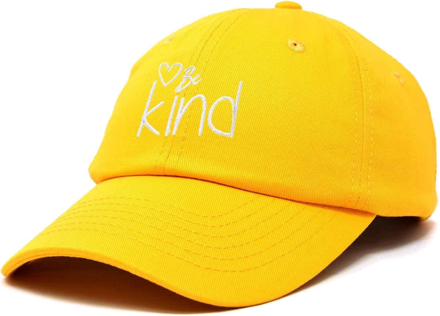 imageDALIX Be Kind Womens Baseball Cap Soft Cotton Dad HatGold