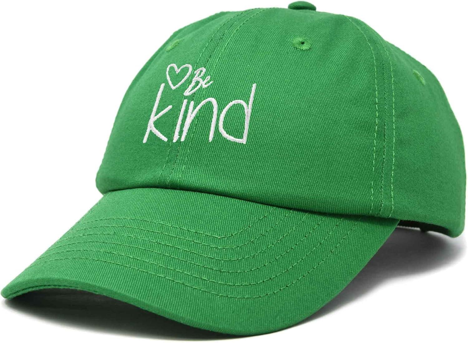 imageDALIX Be Kind Womens Baseball Cap Soft Cotton Dad HatKelly Green