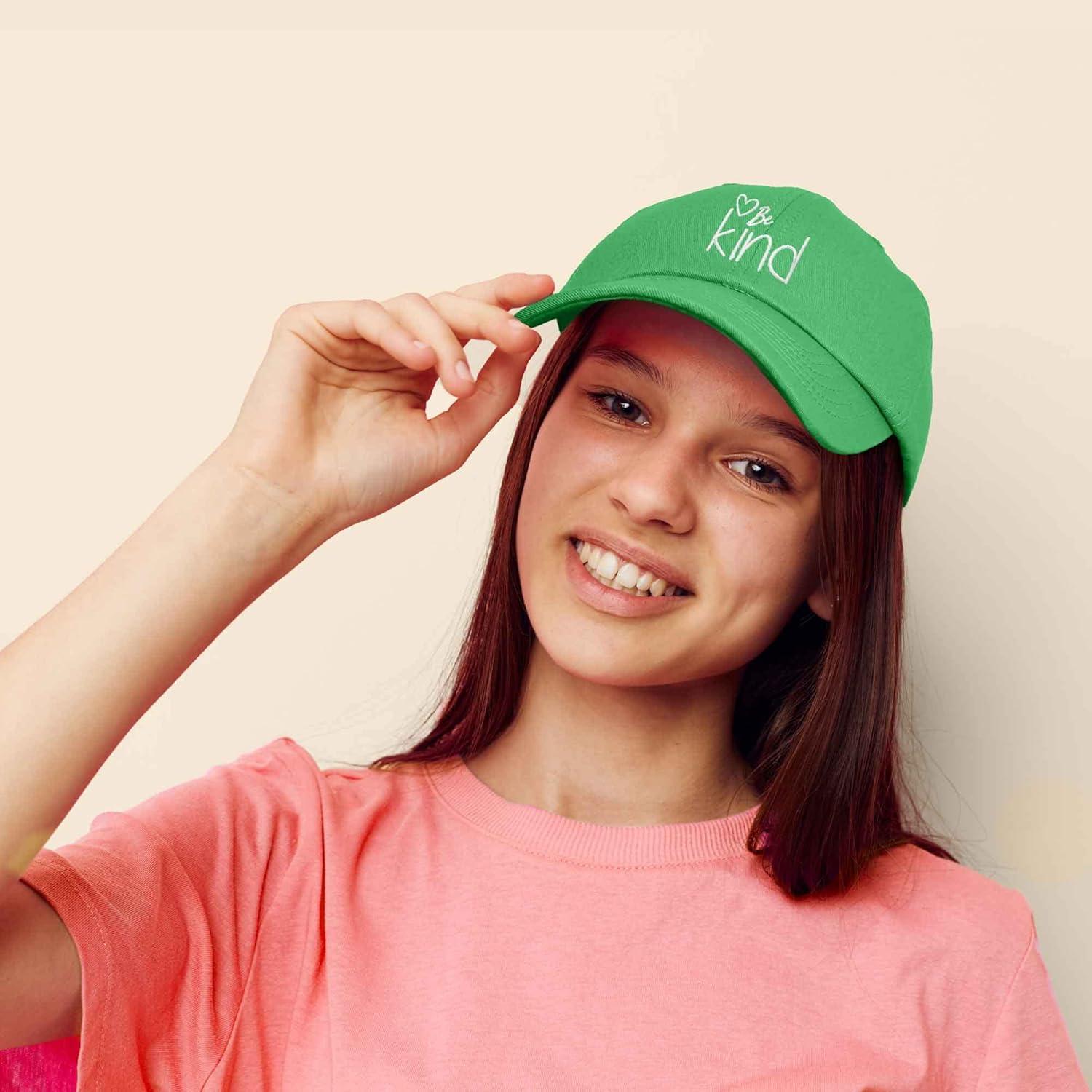imageDALIX Be Kind Womens Baseball Cap Soft Cotton Dad HatKelly Green