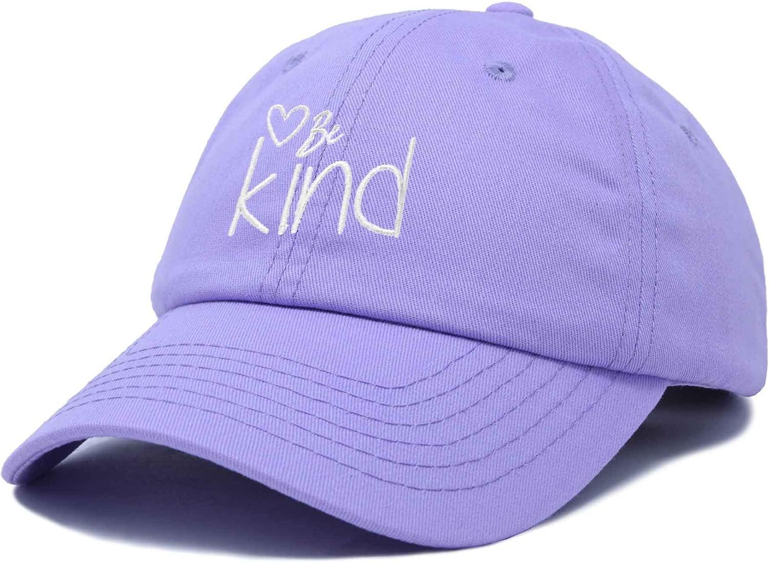 imageDALIX Be Kind Womens Baseball Cap Soft Cotton Dad HatLavender