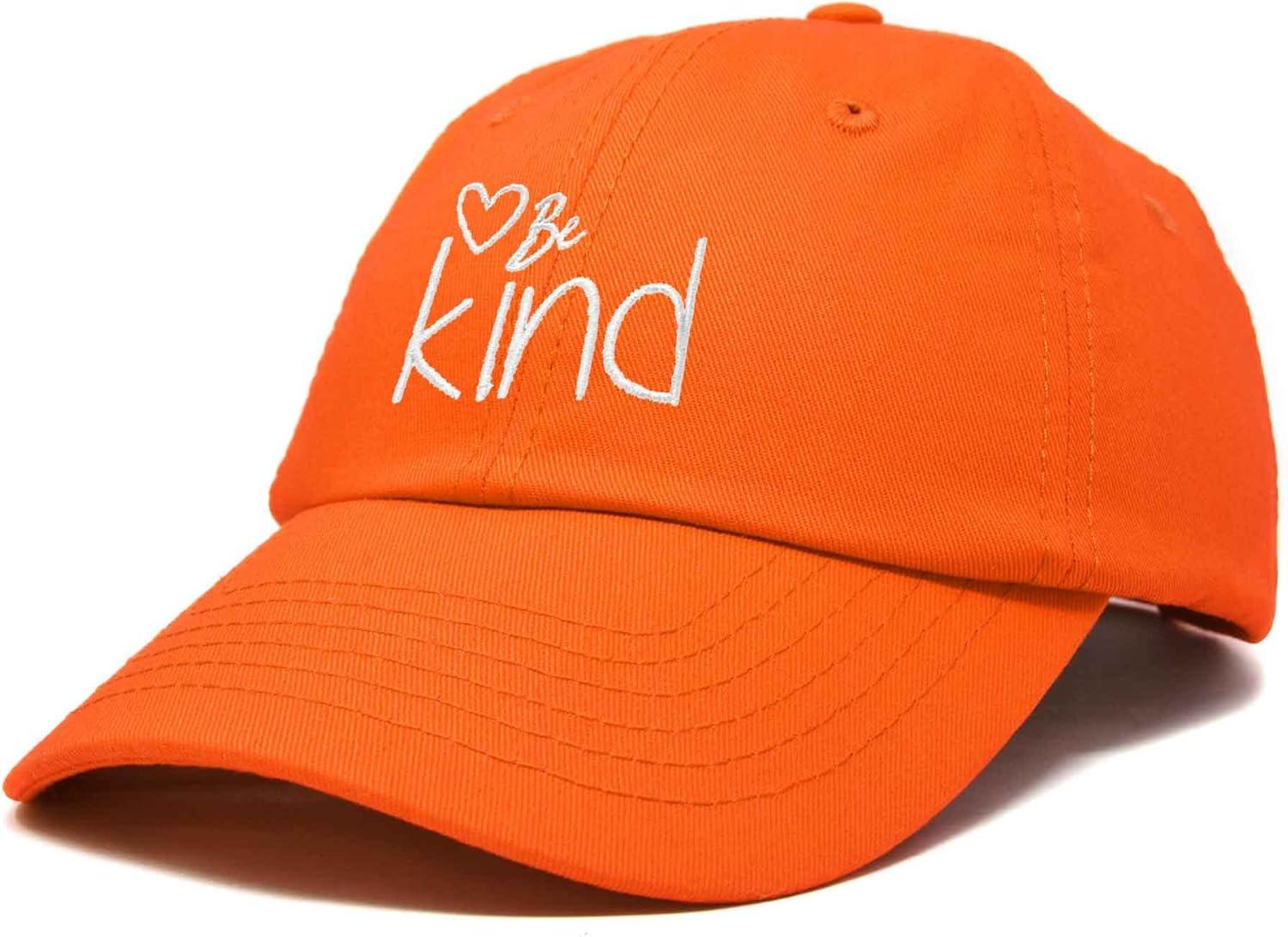 imageDALIX Be Kind Womens Baseball Cap Soft Cotton Dad HatOrange