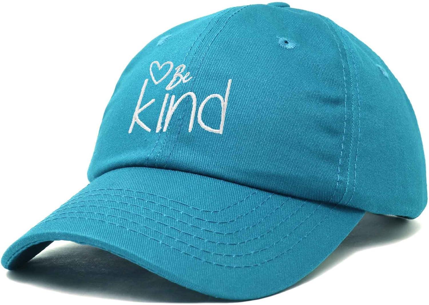 imageDALIX Be Kind Womens Baseball Cap Soft Cotton Dad HatTeal