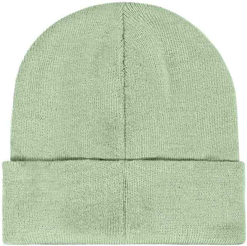 imageDALIX Heart of Bones Embroidered Beanie Hat Knit Cap Cold Weather WomensLight Green