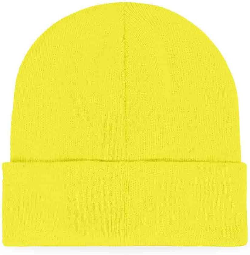 imageDALIX Heart of Bones Embroidered Beanie Hat Knit Cap Cold Weather WomensNeon Yellow
