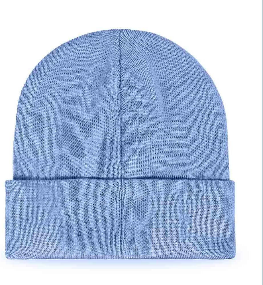 imageDALIX Heart of Bones Embroidered Beanie Hat Knit Cap Cold Weather WomensPeriwinkle