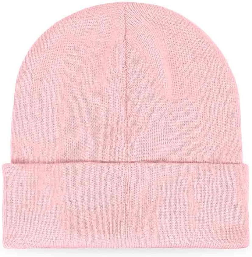 imageDALIX Heart of Bones Embroidered Beanie Hat Knit Cap Cold Weather WomensPink