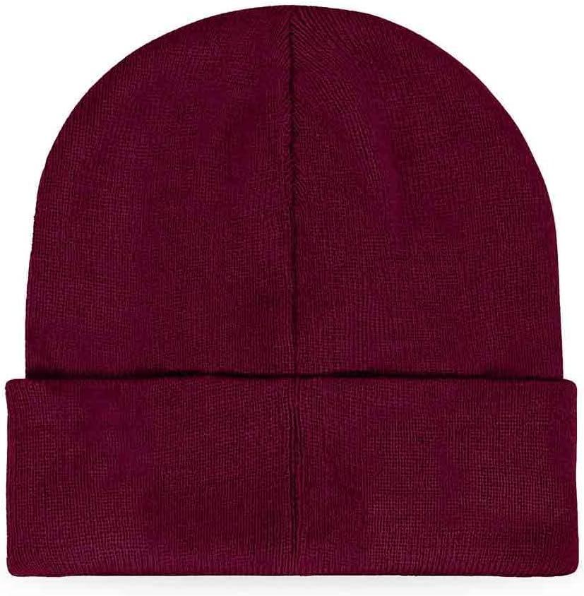 imageDALIX Hot Dog Embroidered Beanie Hat Cotton Cute Winter Fall Cap WomensMaroon