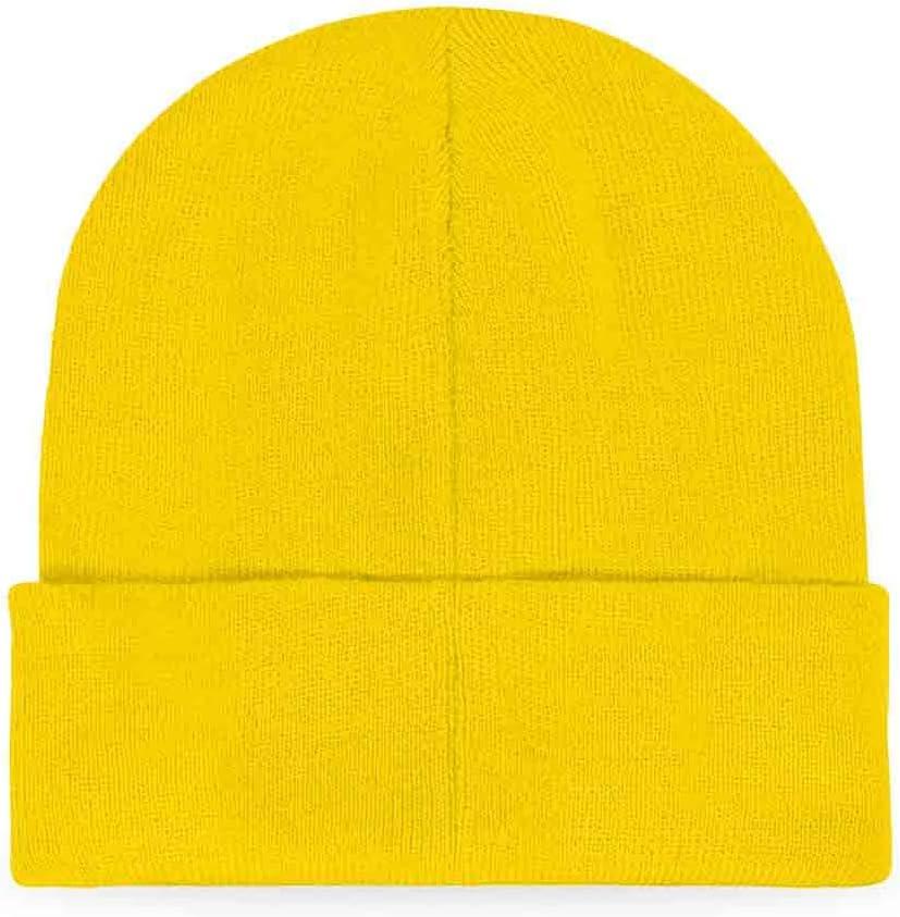 imageDALIX Hot Dog Embroidered Beanie Hat Cotton Cute Winter Fall Cap WomensYellow