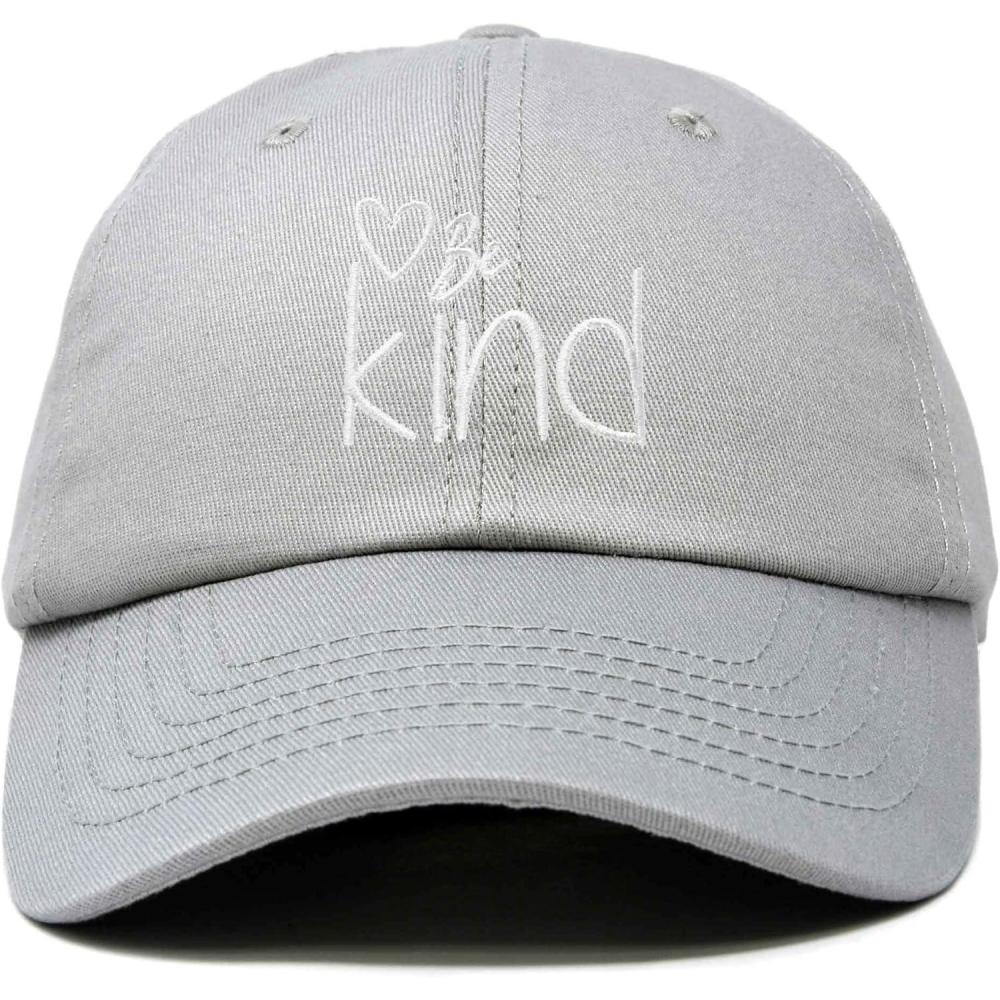 imageDALIX Be Kind Womens Baseball Cap Soft Cotton Dad HatGray
