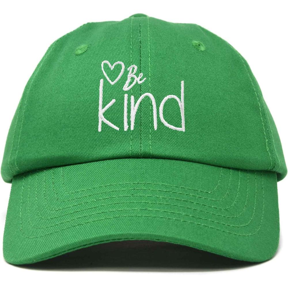 imageDALIX Be Kind Womens Baseball Cap Soft Cotton Dad HatKelly Green