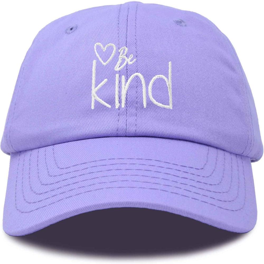 imageDALIX Be Kind Womens Baseball Cap Soft Cotton Dad HatLavender