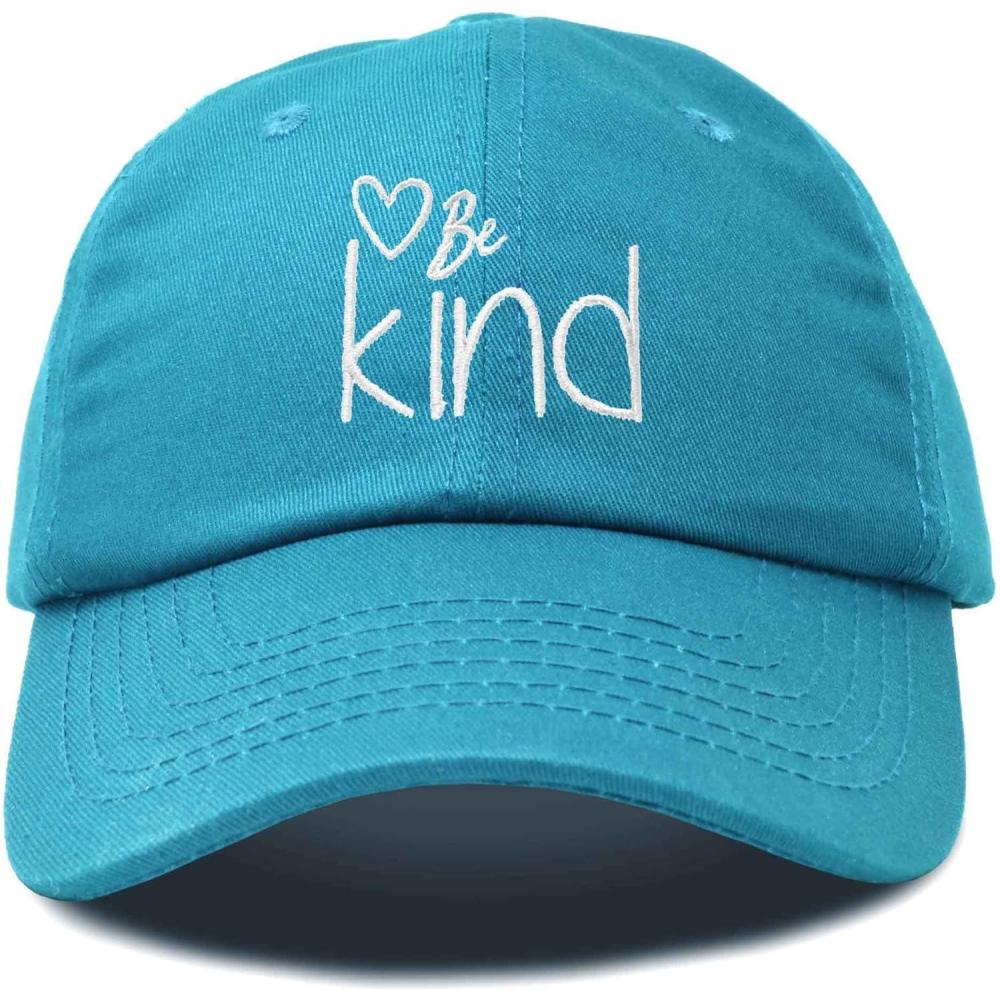 imageDALIX Be Kind Womens Baseball Cap Soft Cotton Dad HatTeal