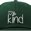 imageDALIX Be Kind Womens Baseball Cap Soft Cotton Dad HatDark Green