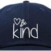 imageDALIX Be Kind Womens Baseball Cap Soft Cotton Dad HatNavy Blue
