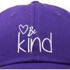 imageDALIX Be Kind Womens Baseball Cap Soft Cotton Dad HatPurple
