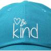 imageDALIX Be Kind Womens Baseball Cap Soft Cotton Dad HatTeal