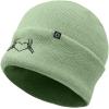 imageDALIX Heart of Bones Embroidered Beanie Hat Knit Cap Cold Weather WomensLight Green