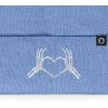 imageDALIX Heart of Bones Embroidered Beanie Hat Knit Cap Cold Weather WomensPeriwinkle