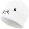 imageDALIX Heart of Bones Embroidered Beanie Hat Knit Cap Cold Weather WomensWhite