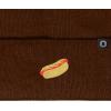 imageDALIX Hot Dog Embroidered Beanie Hat Cotton Cute Winter Fall Cap WomensBrown