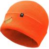 imageDALIX Hot Dog Embroidered Beanie Hat Cotton Cute Winter Fall Cap WomensNeon Orange