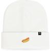 imageDALIX Hot Dog Embroidered Beanie Hat Cotton Cute Winter Fall Cap WomensWhite
