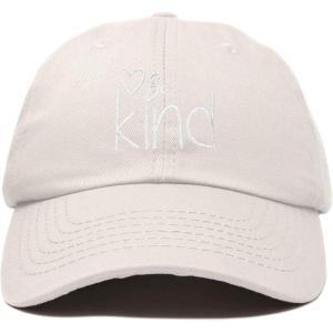 imageDALIX Be Kind Womens Baseball Cap Soft Cotton Dad HatBeige