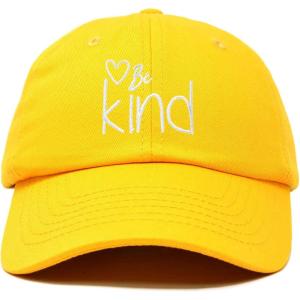 imageDALIX Be Kind Womens Baseball Cap Soft Cotton Dad HatGold