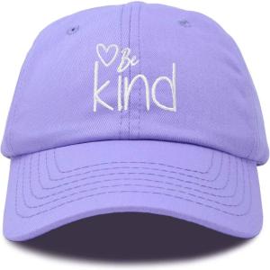 imageDALIX Be Kind Womens Baseball Cap Soft Cotton Dad HatLavender
