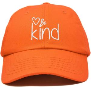 imageDALIX Be Kind Womens Baseball Cap Soft Cotton Dad HatOrange