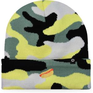 imageDALIX Hot Dog Embroidered Beanie Hat Cotton Cute Winter Fall Cap WomensForest Camo