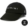 imageDALIX Gemini Dad Hat Embroidered Zodiac Astrology Cotton Baseball CapBlack