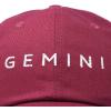 imageDALIX Gemini Dad Hat Embroidered Zodiac Astrology Cotton Baseball CapMaroon