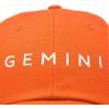 imageDALIX Gemini Dad Hat Embroidered Zodiac Astrology Cotton Baseball CapOrange
