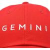 imageDALIX Gemini Dad Hat Embroidered Zodiac Astrology Cotton Baseball CapRed