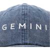 imageDALIX Gemini Dad Hat Embroidered Zodiac Astrology Cotton Baseball CapWashed Navy Blue
