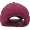 imageDALIX Initial Hat Letter M Womens Baseball Cap Monogram Cursive EmbroiderMaroon