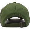 imageDALIX Initial Hat Letter M Womens Baseball Cap Monogram Cursive EmbroiderOlive