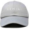 imageDALIX Gemini Dad Hat Embroidered Zodiac Astrology Cotton Baseball CapGray