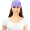 imageDALIX Initial Hat Letter L Womens Baseball Cap Monogram Cursive EmbroiderLavender