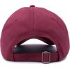 imageDALIX Initial Hat Letter L Womens Baseball Cap Monogram Cursive EmbroiderMaroon