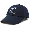 imageDALIX Initial Hat Letter L Womens Baseball Cap Monogram Cursive EmbroiderNavy Blue