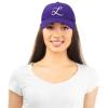 imageDALIX Initial Hat Letter L Womens Baseball Cap Monogram Cursive EmbroiderPurple