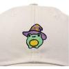 imageDALIX Sorcerer Frog Embroidered Cap Cotton Baseball Cute Cool Dad Hat WomensBeige