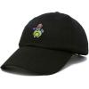 imageDALIX Sorcerer Frog Embroidered Cap Cotton Baseball Cute Cool Dad Hat WomensBlack