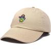imageDALIX Sorcerer Frog Embroidered Cap Cotton Baseball Cute Cool Dad Hat WomensKhaki