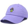 imageDALIX Sorcerer Frog Embroidered Cap Cotton Baseball Cute Cool Dad Hat WomensLavender