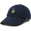 imageDALIX Sorcerer Frog Embroidered Cap Cotton Baseball Cute Cool Dad Hat WomensNavy Blue